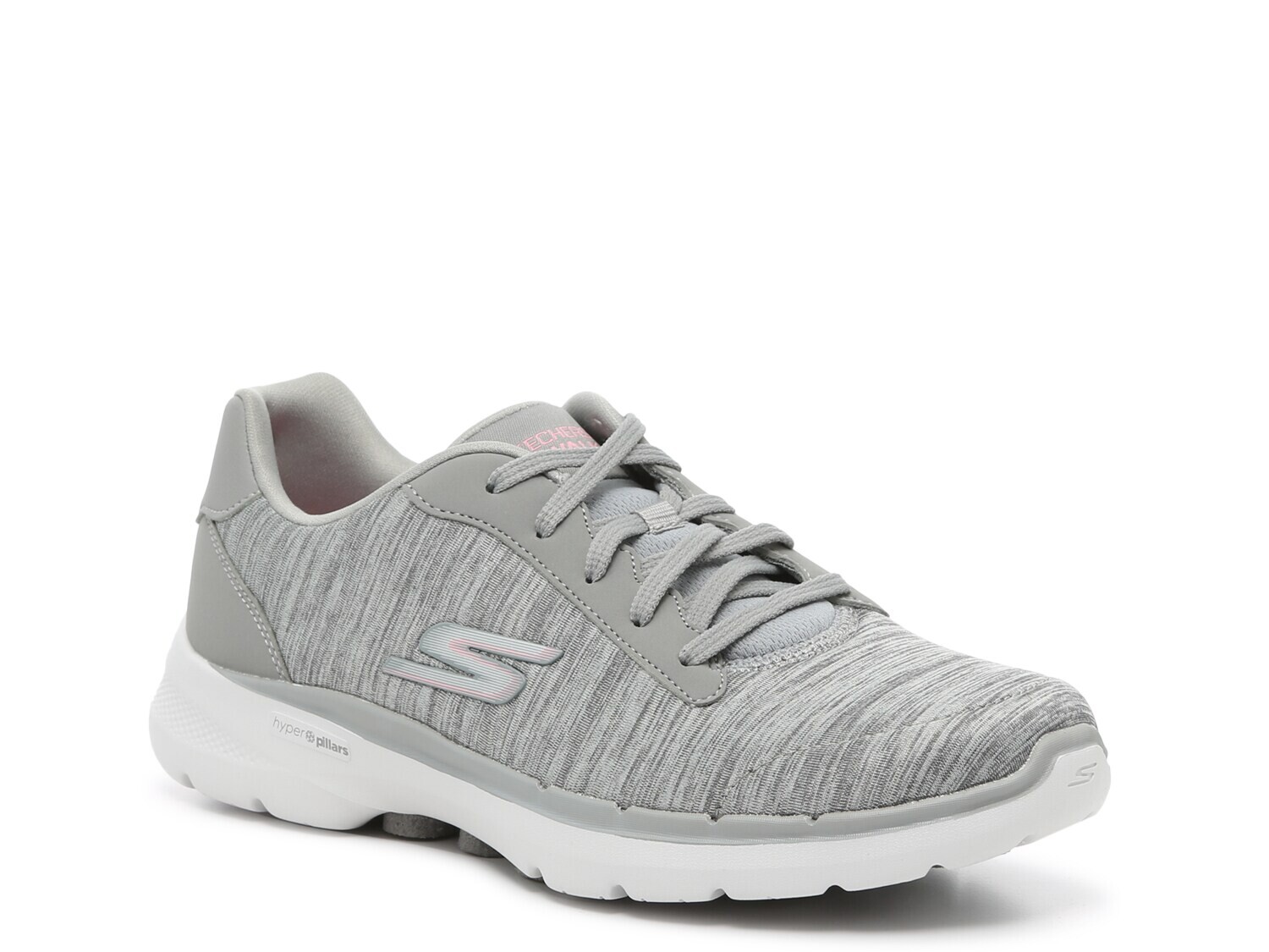 

Кроссовки Skechers GOwalk 6 Bold Knight с круглым носком, серый