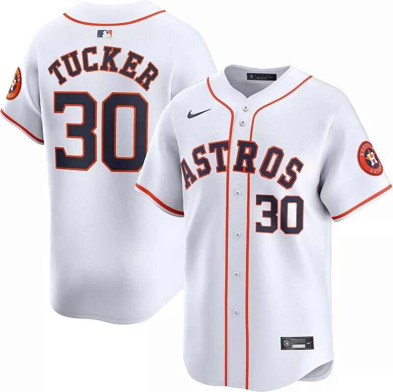 

Мужское джерси Nike Houston Astros Kyle Tucker #30 White Limited Vapor