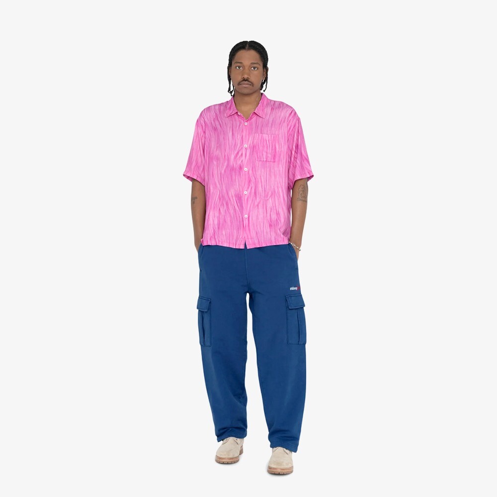 

Рубашка Fur Print Shirt Stussy, мультиколор
