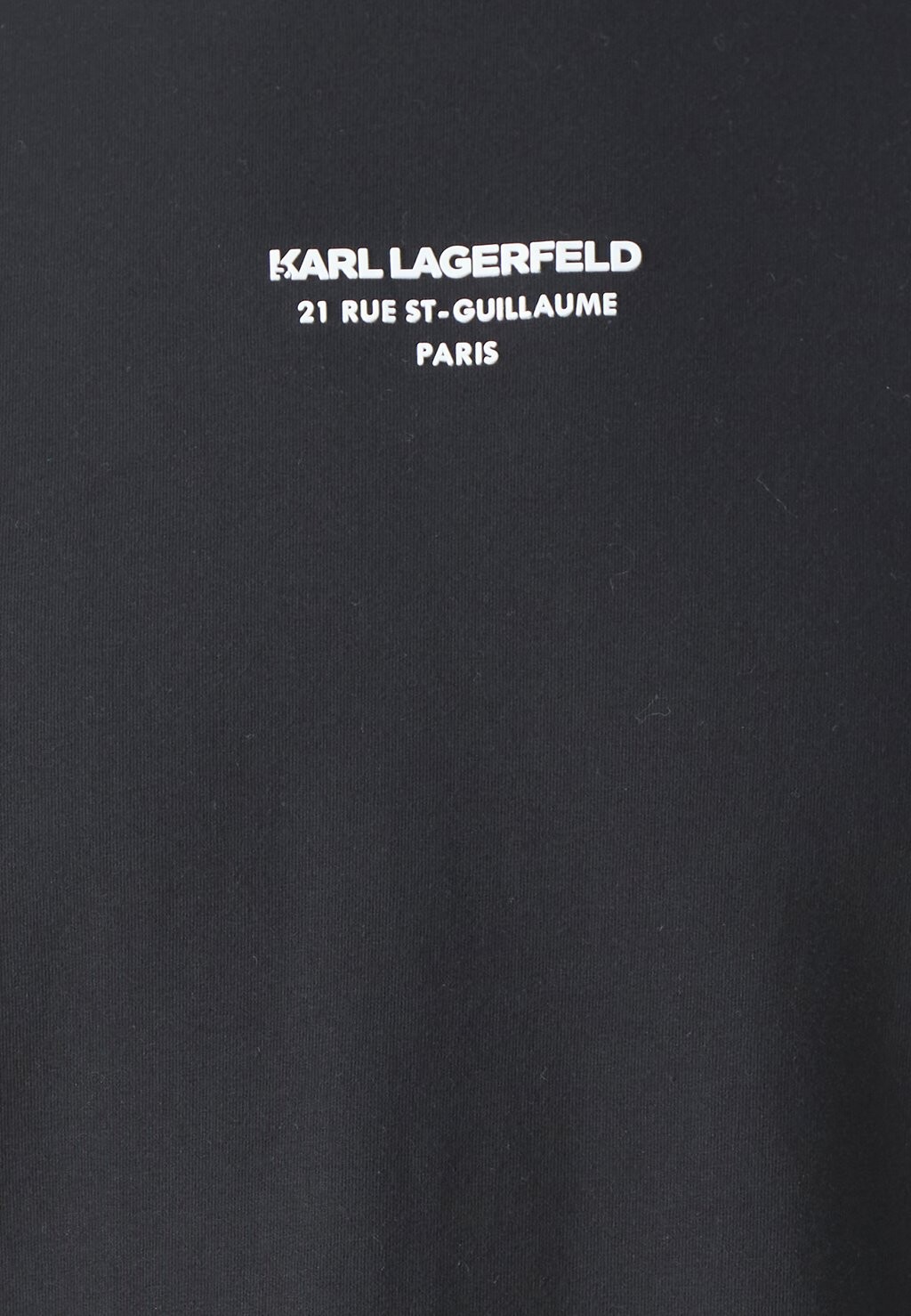 

Футболки с принтом CREW NECK KARL LAGERFELD, черный