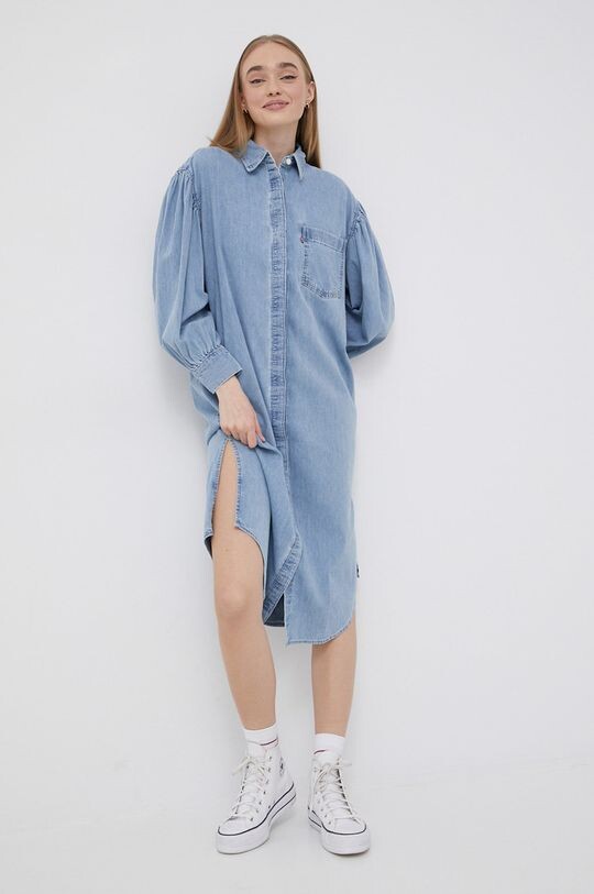 

Хлопковое платье Levi's, синий