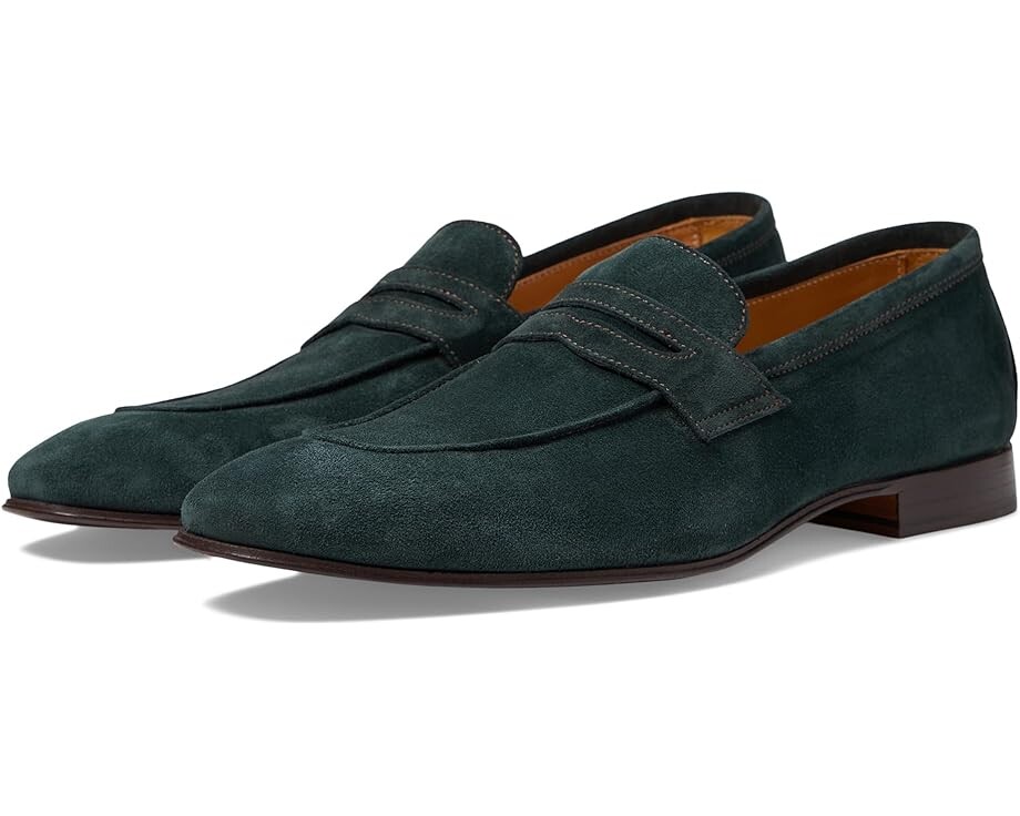 

Лоферы Massimo Matteo Velour Penny Loafer, цвет Verdone