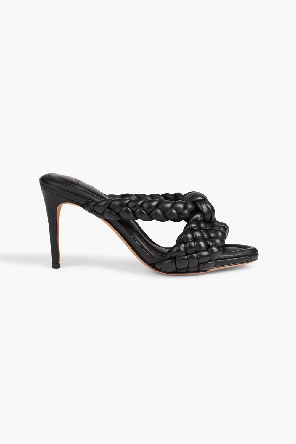 

Плетеные кожаные мюли Carlotta 85 Alexandre Birman, черный