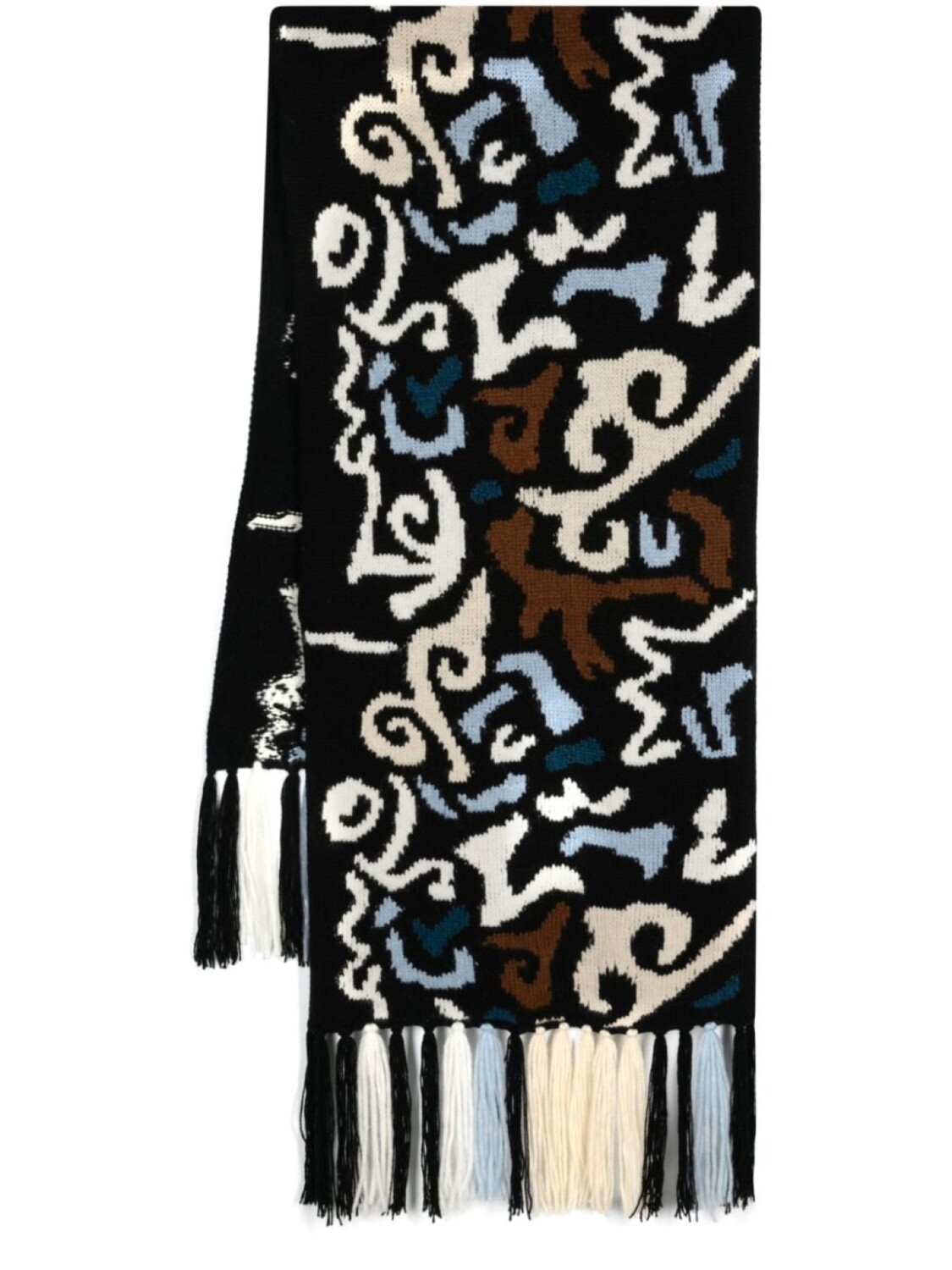 

Ermanno Scervino жаккардовый шарф, черный