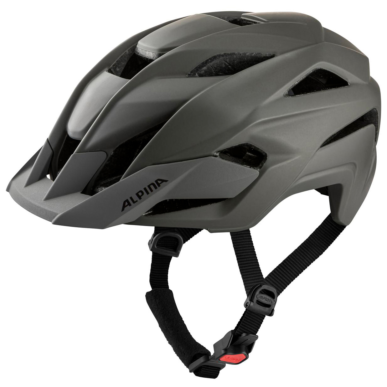 шлем защитный alpina kamloop white matt Велосипедный шлем Alpina Kamloop, цвет Coffee/Grey Matt