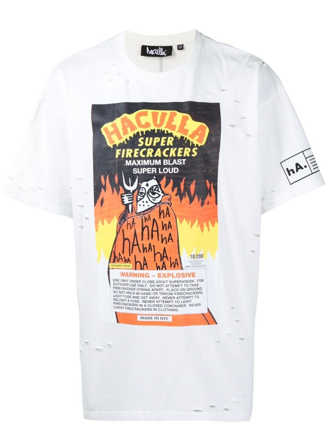 

Футболка Firecracker Vintage Haculla, белый