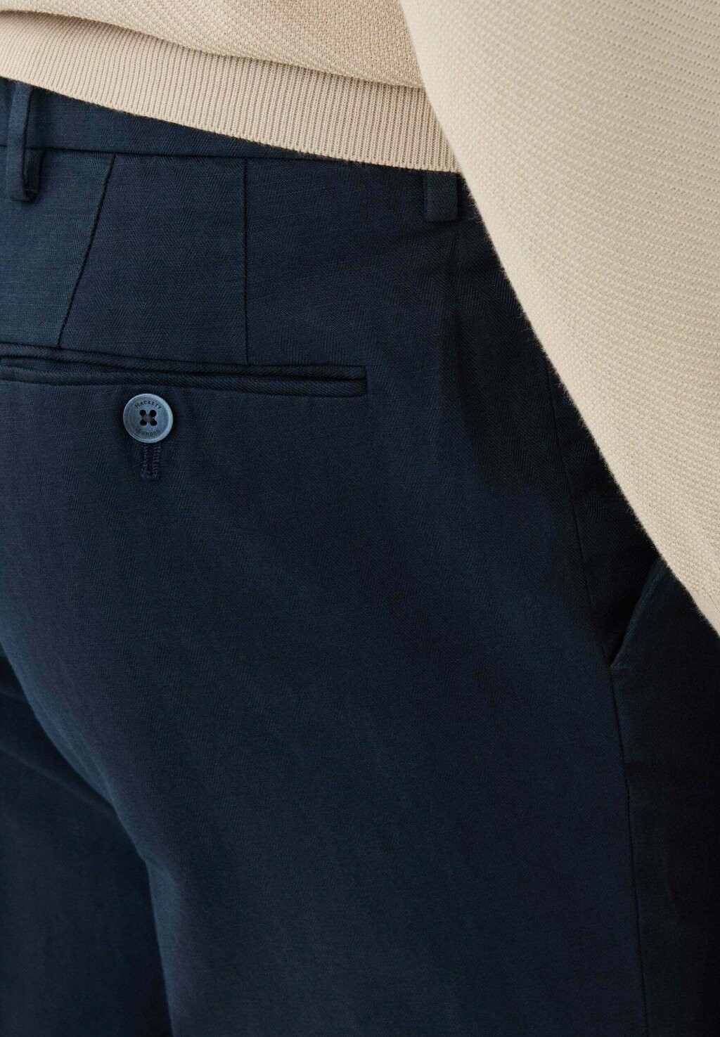 

Тканевые брюки HBONE Hackett London, синий