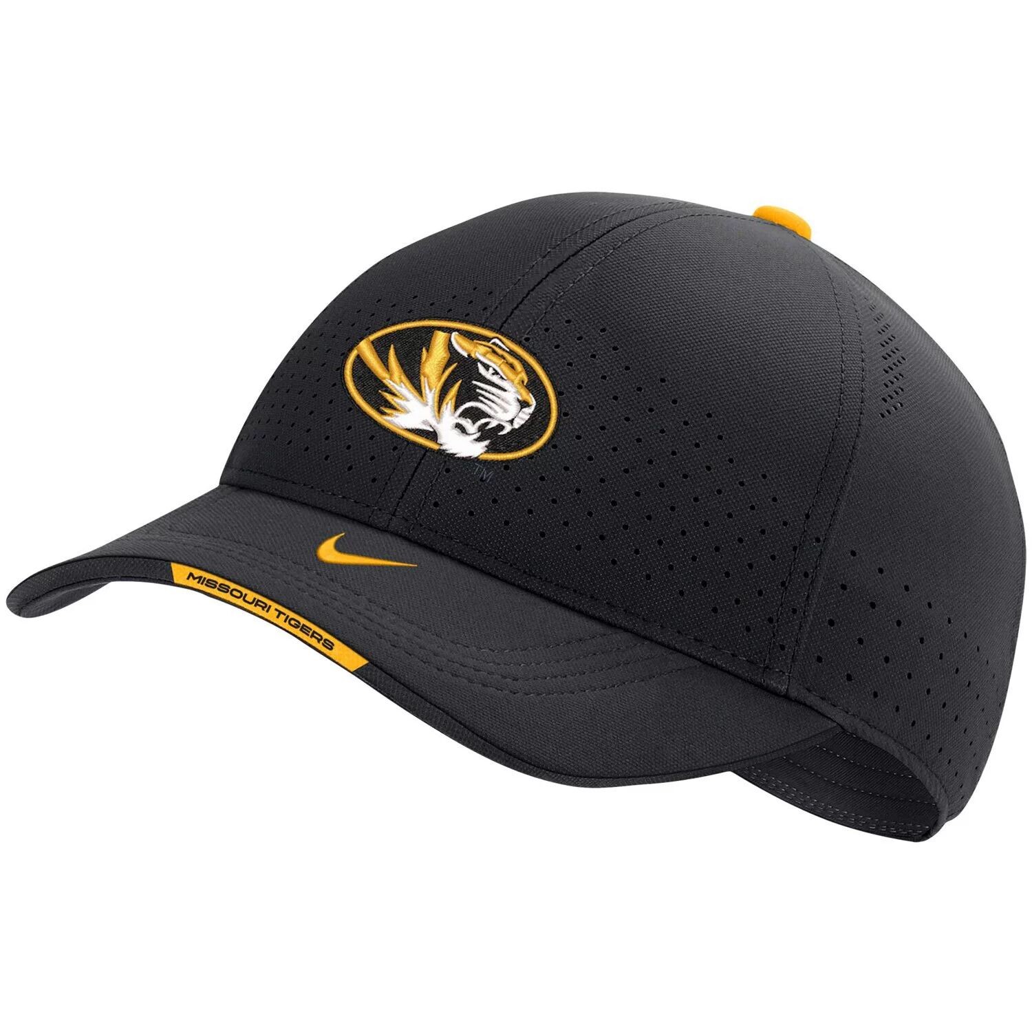 

Мужская кепка Nike Black Missouri Tigers Classic99 Swoosh Performance Flex