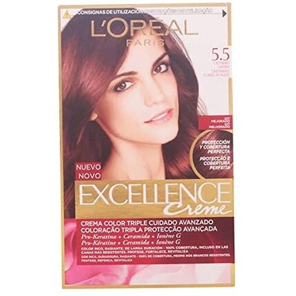 

Перманентная краска для волос L'Oreal Paris Excellence Creme 5.5 Светло-коричневое красное дерево L'Oréal Paris
