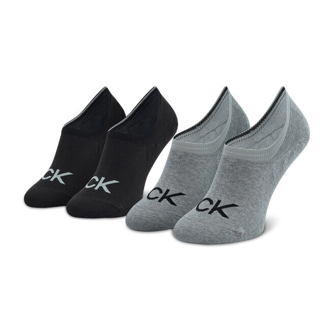 

Носки Calvin Klein, 2 шт, серый/черный