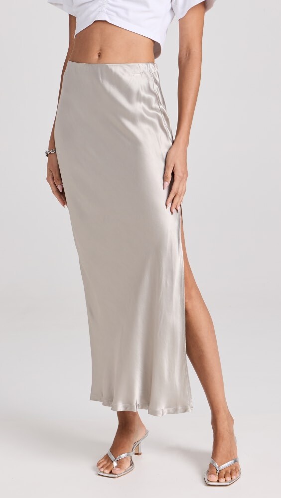 

Юбка Enza Costa Bias Maxi, серый