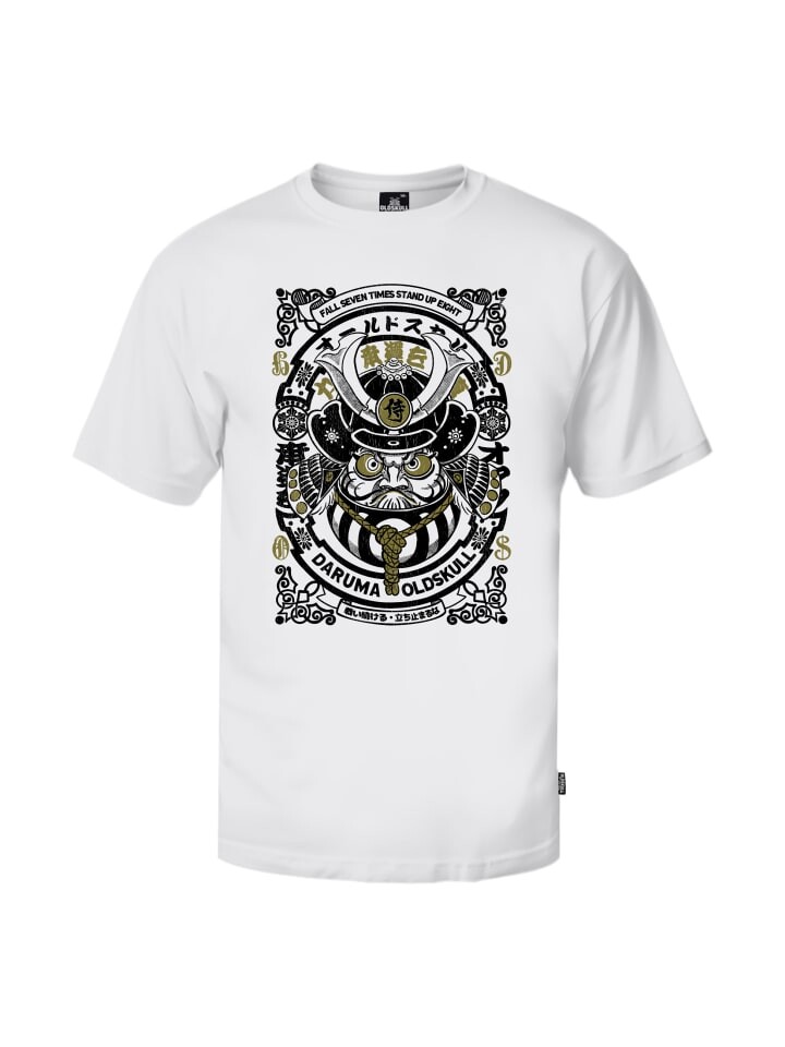 

Футболка OLDSKULL Asian Daruma Vintage Graphic, белый