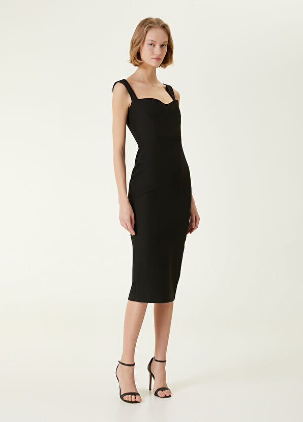 

Облегающее коктейльное платье миди Beymen Collection, черный
