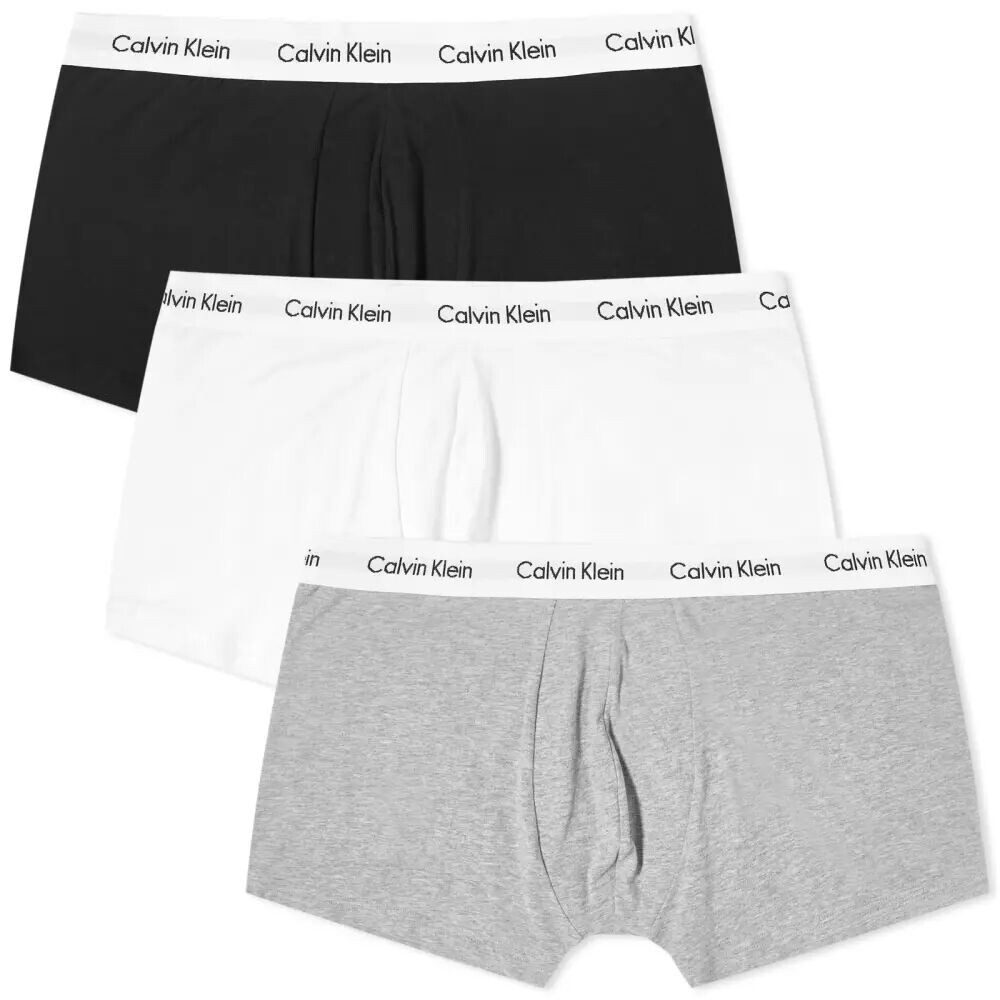 

Calvin Klein Боксы с низкой посадкой — 3 шт., мультиколор
