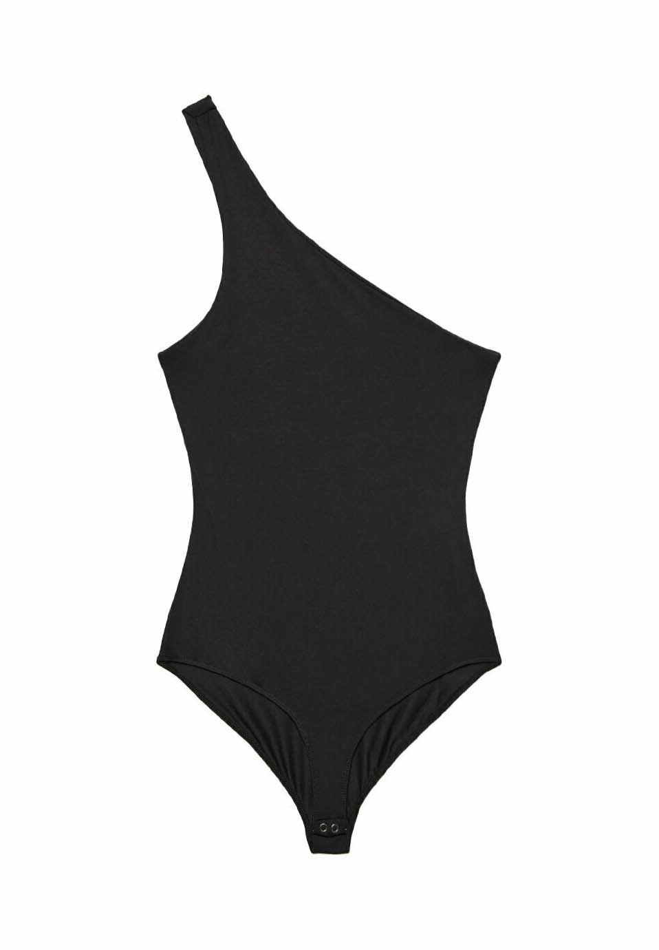 

Топ ASYMMETRIC WITH CRISS-CROSS Stradivarius, черный