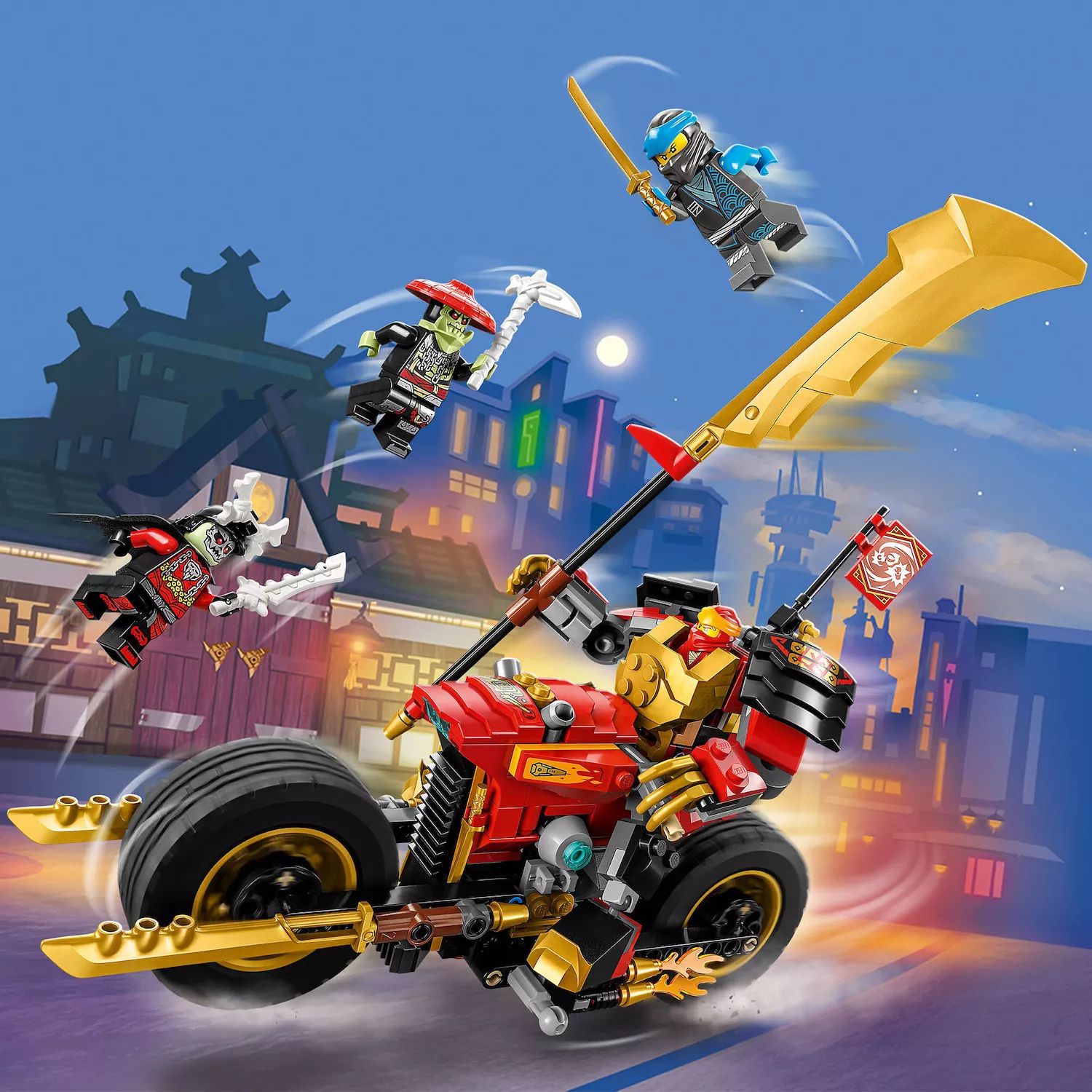 LEGO NINJAGO Kai’s Mech Rider EVO 71783 Набор строительных игрушек LEGO конструктор lego ghost rider mech