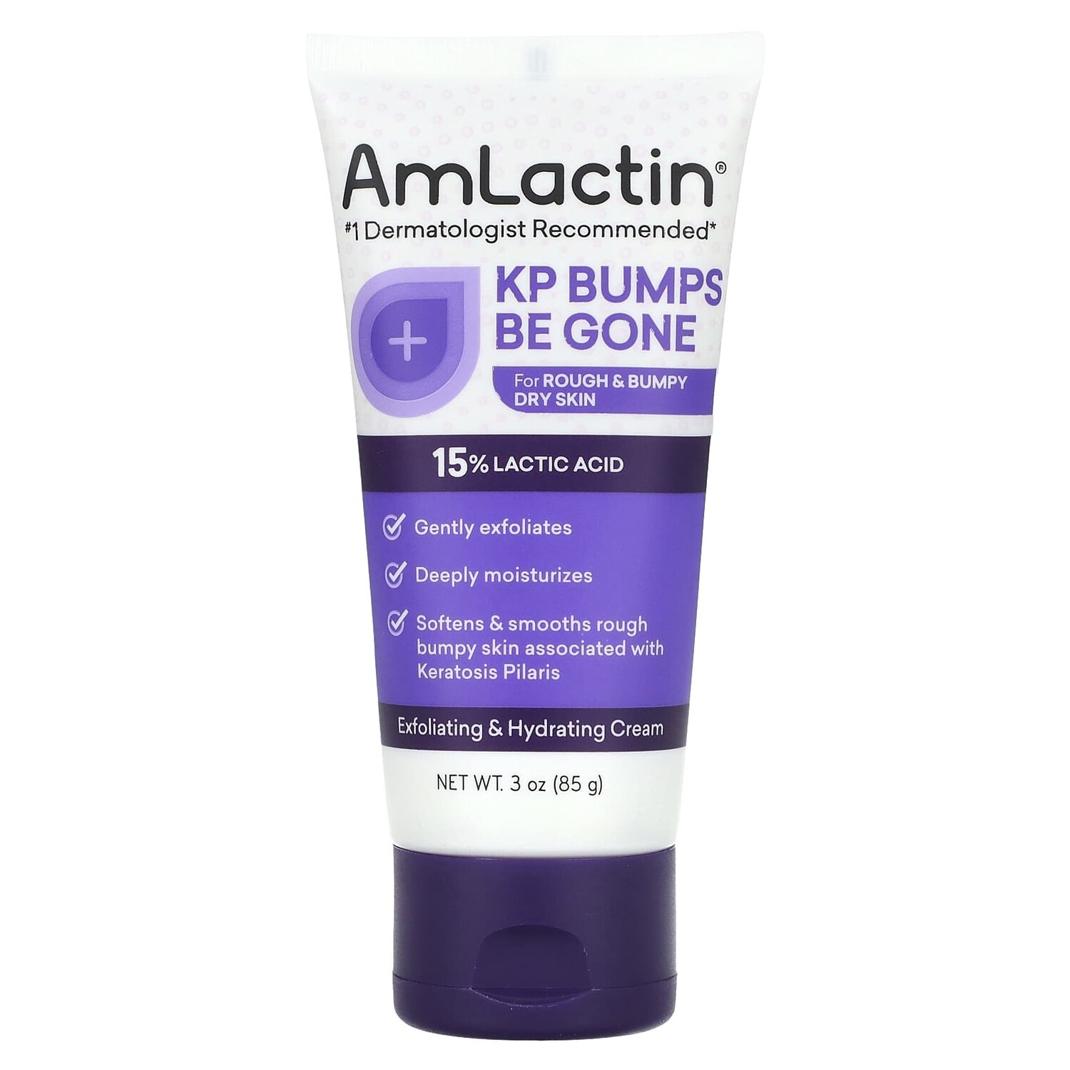 

KP Bumps Be Gone, отшелушивающий и увлажняющий крем, 85 г (3 унции), AmLactin