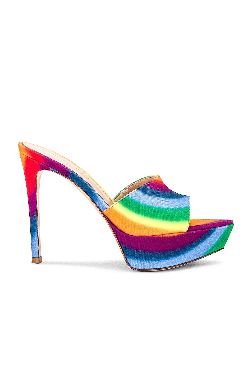 

Туфли Gianvito Rossi Betty Platform, цвет Rainbow