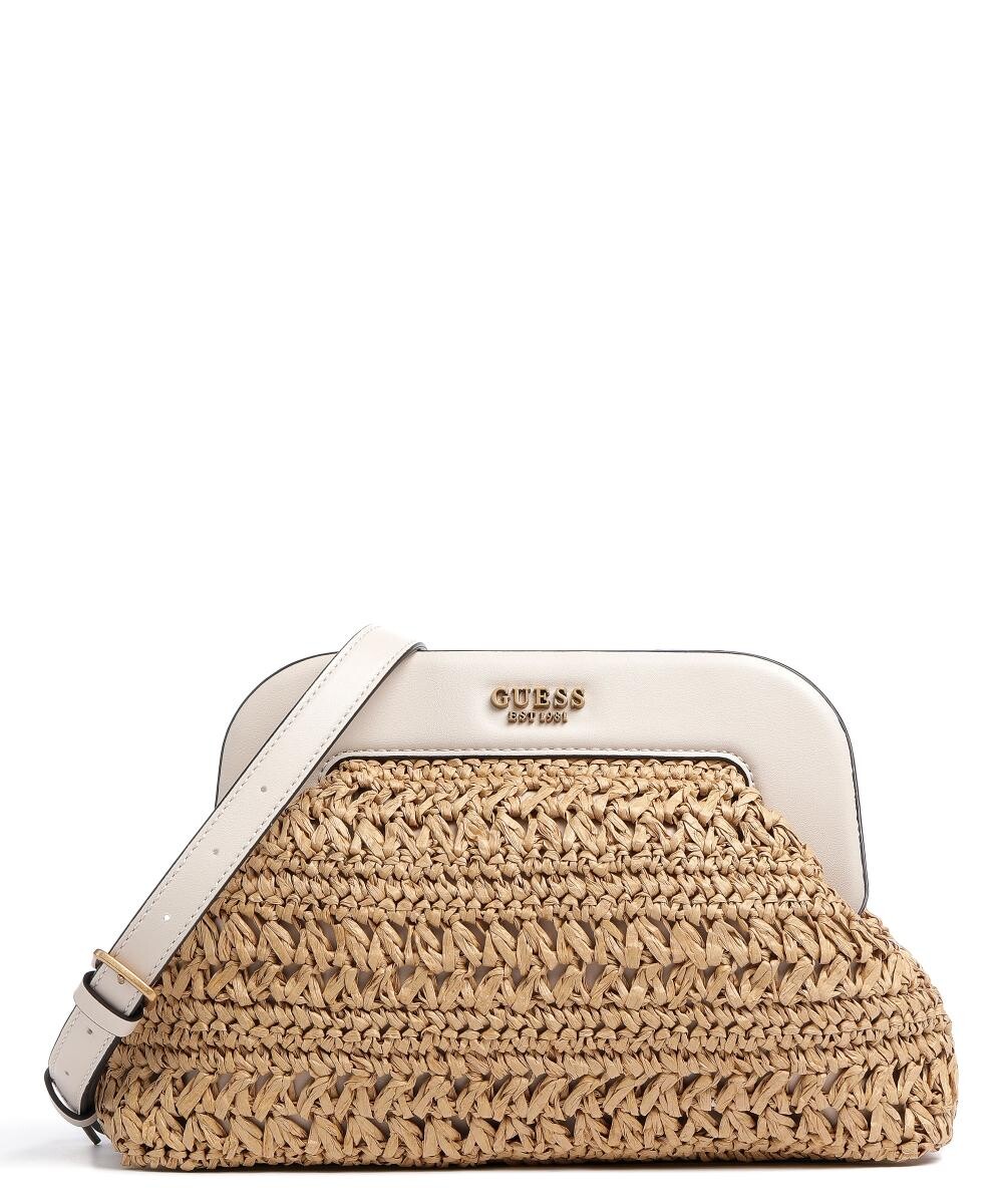 

Сумка через плечо Liguria бумага, искусственная кожа Guess, бежевый