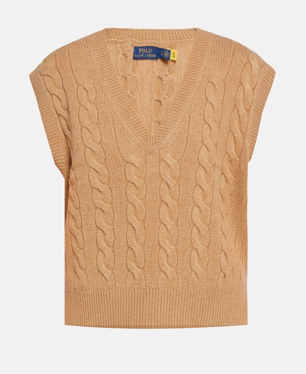 

Шерстяной комбинезон Polo Ralph Lauren, кэмел