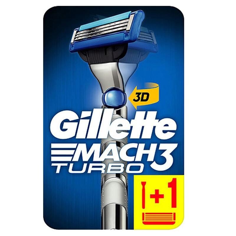 

Лезвия бритвы Mach3 turbo 3d maquinilla de afeitar Gillette, 1 шт