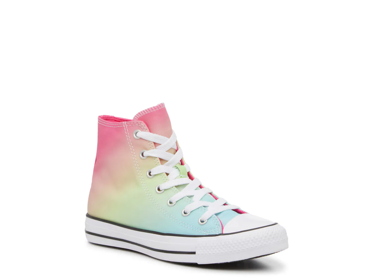 

Кроссовки Chuck Taylor All-Star Hyper Bright High-Top Sneaker Converse, цвет triplecyan_rainbowombre