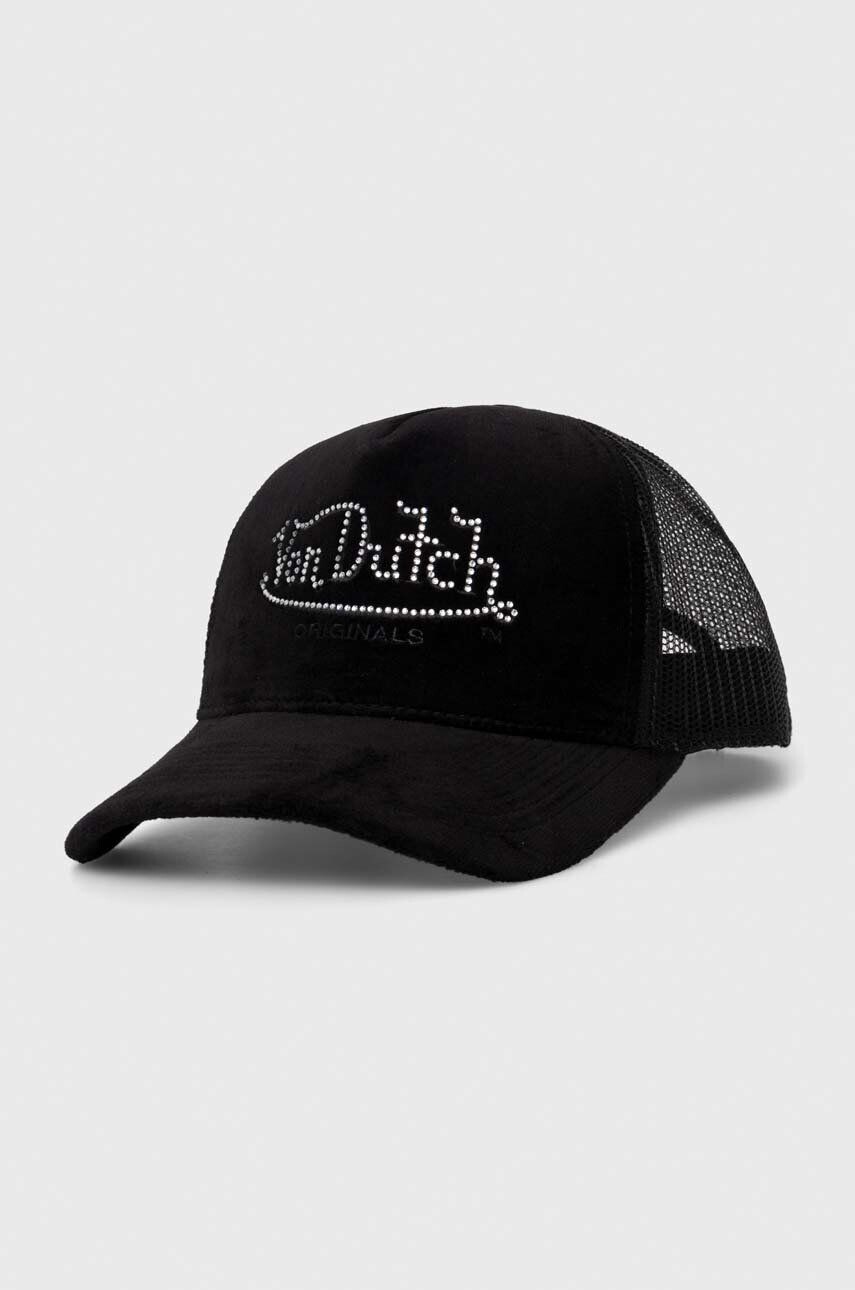 

Бейсбольная кепка фон Датч Von Dutch, черный