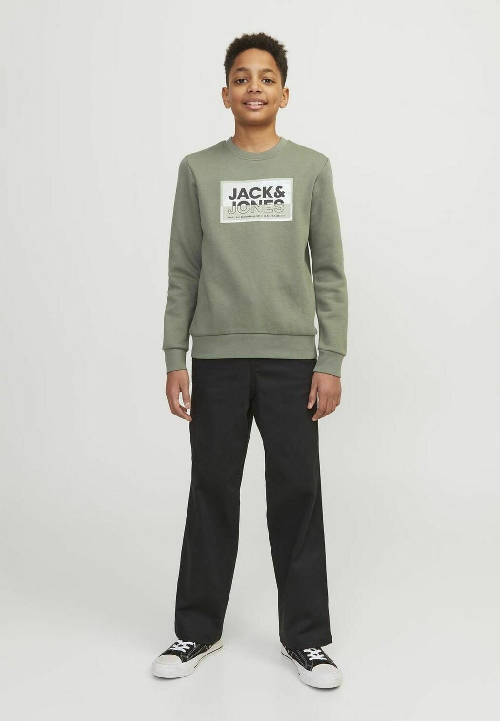 

Толстовка RUNDHALS Jack & Jones Junior, цвет agave green