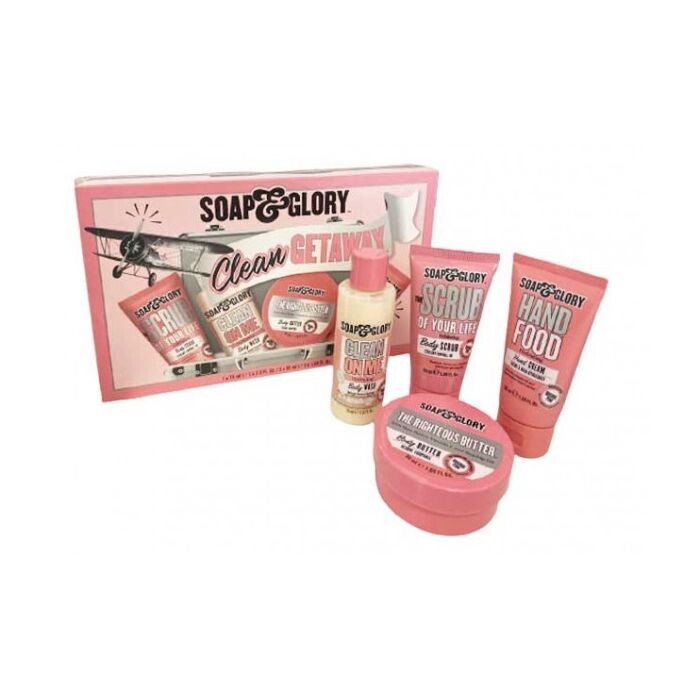 

Набор косметики Set de Regalo Clean Getaway Minitallas Soap & Glory, Set 4 productos