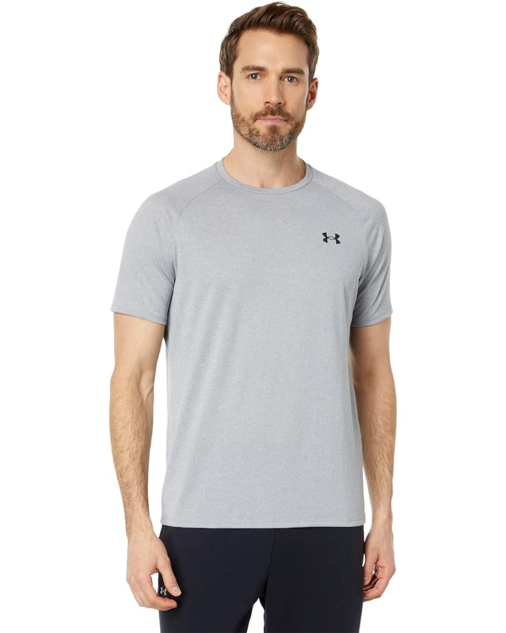 Футболка Under Armour UA Tech 2.0, цвет Steel Light Heather/Black футболка с короткими рукавами ua tech under armour цвет steel light heather black