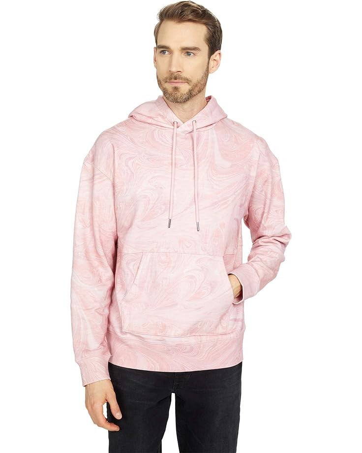 

Худи Joe's Jeans Marble Dye French Terry Fleece, цвет Tea Rose/Mesa Rose