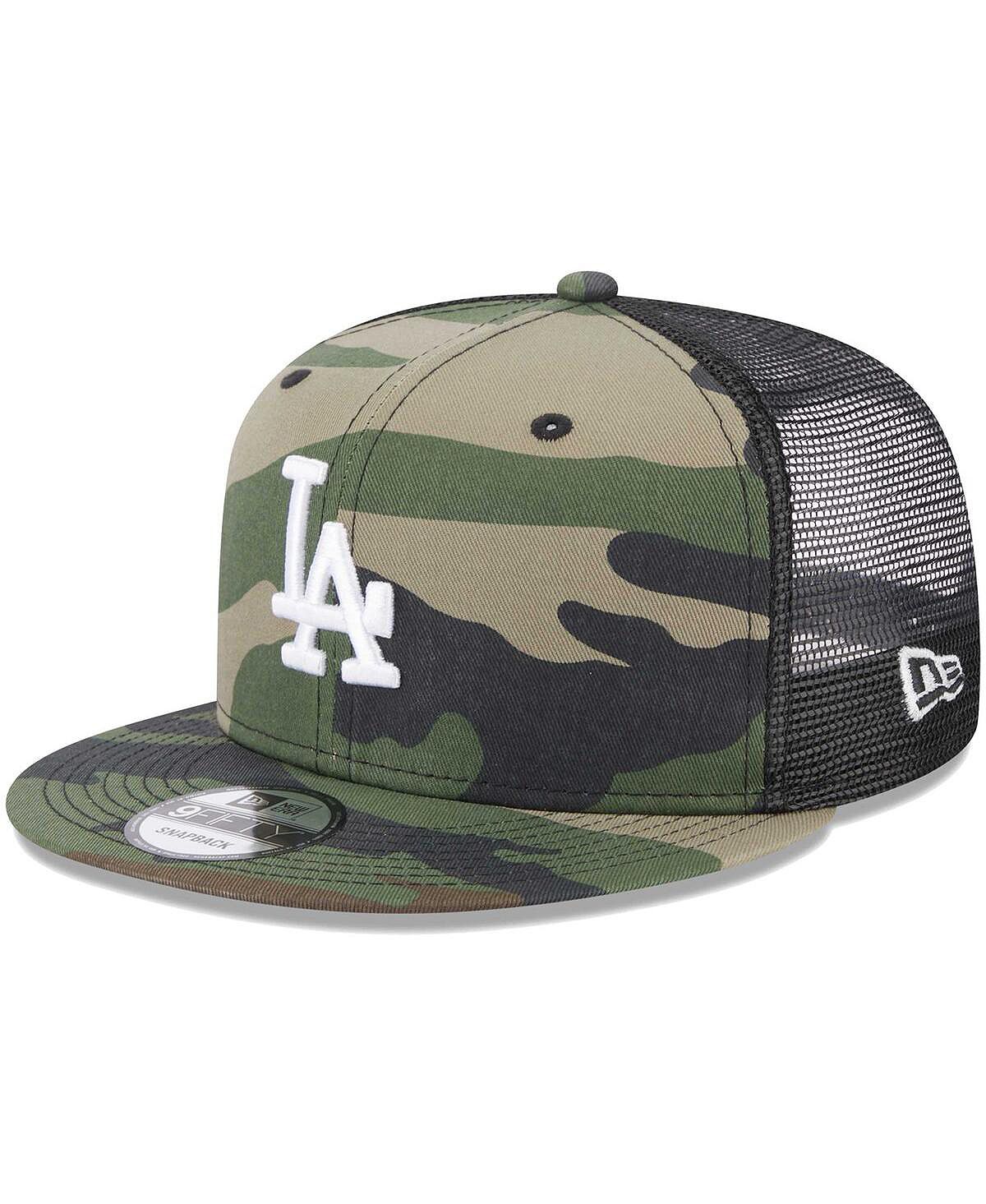 Мужская камуфляжная кепка Los Angeles Dodgers Trucker 9FIFTY Snapback New Era