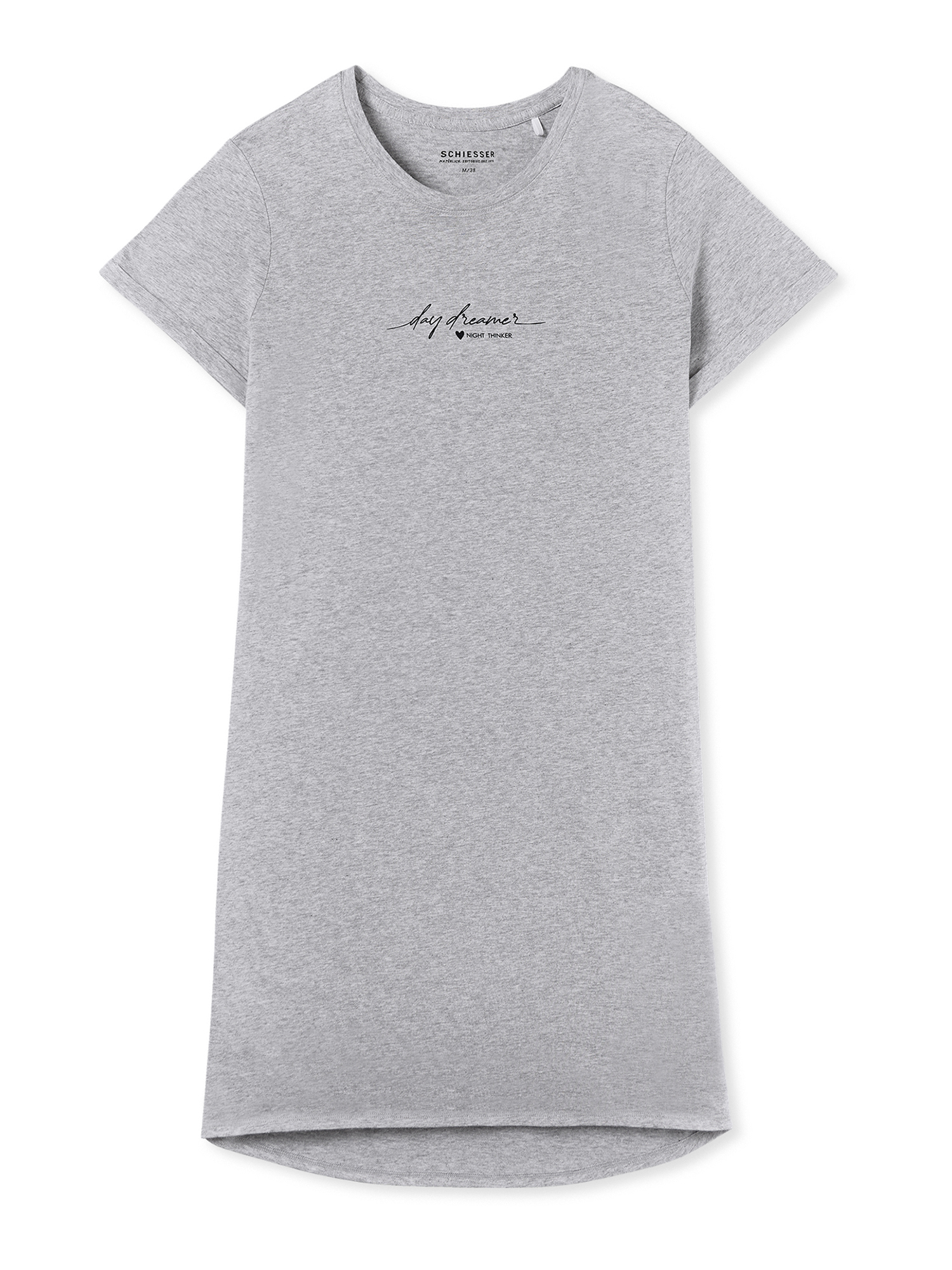 Ночная рубашка Schiesser Casual Essentials, серый