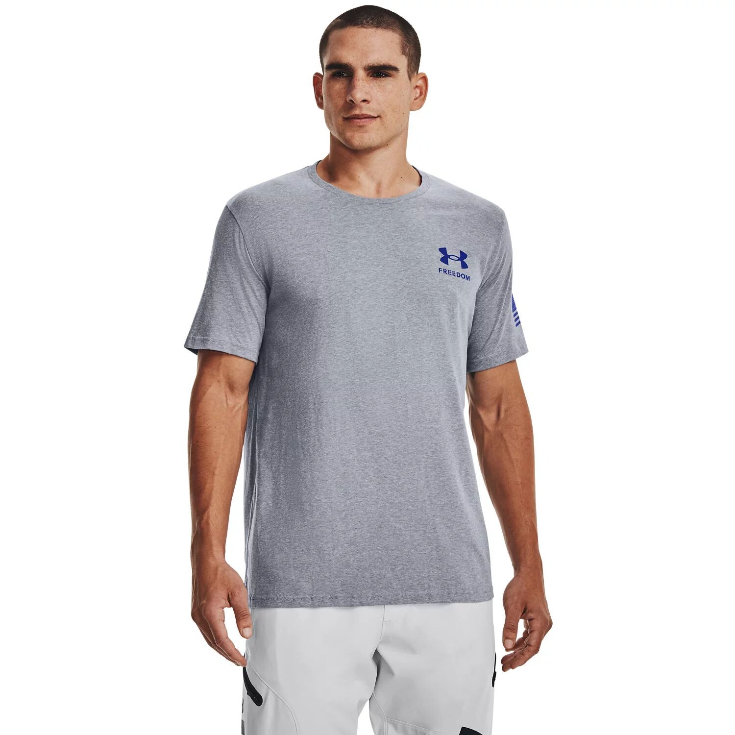 

Футболка с градиентом и флагом свободы Big & Tall Under Armour