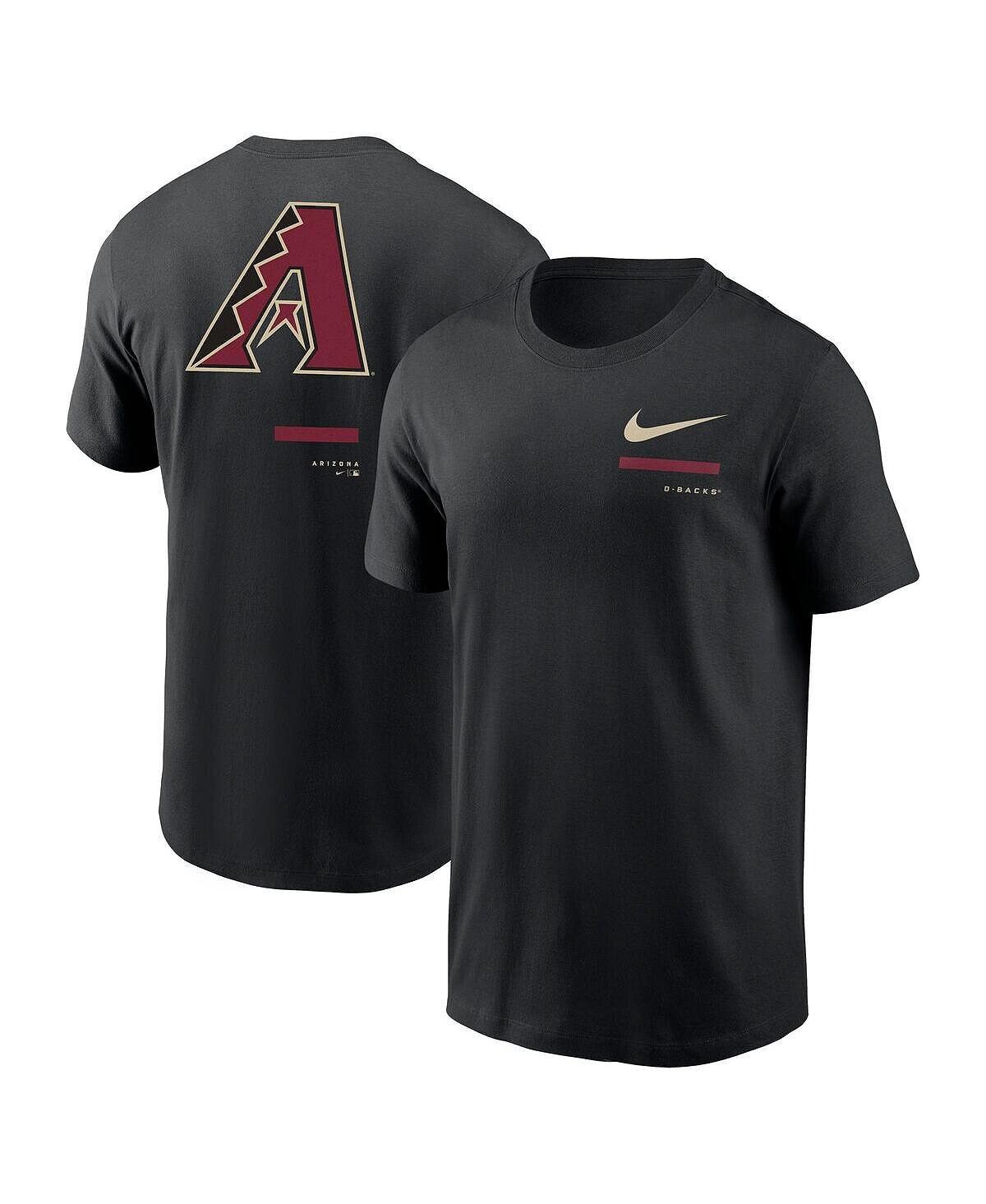 

Мужская черная футболка через плечо Arizona Diamondbacks Nike