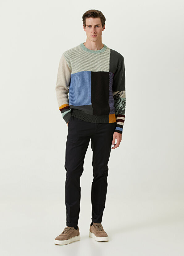 

Темно-синие брюки скинни Paul Smith, Синий
