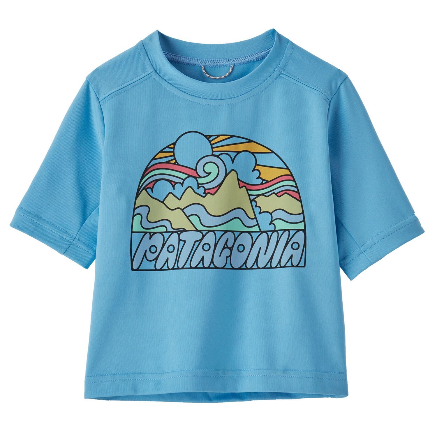 

Футболка Patagonia Cap SW, цвет Fitz Roy Rays/Lago Blue