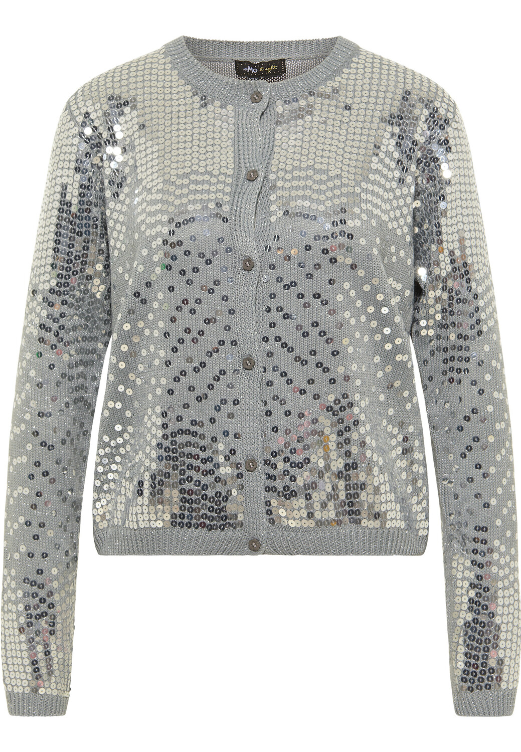 

Толстовка myMo at night Strickjacke, цвет Grau Silber