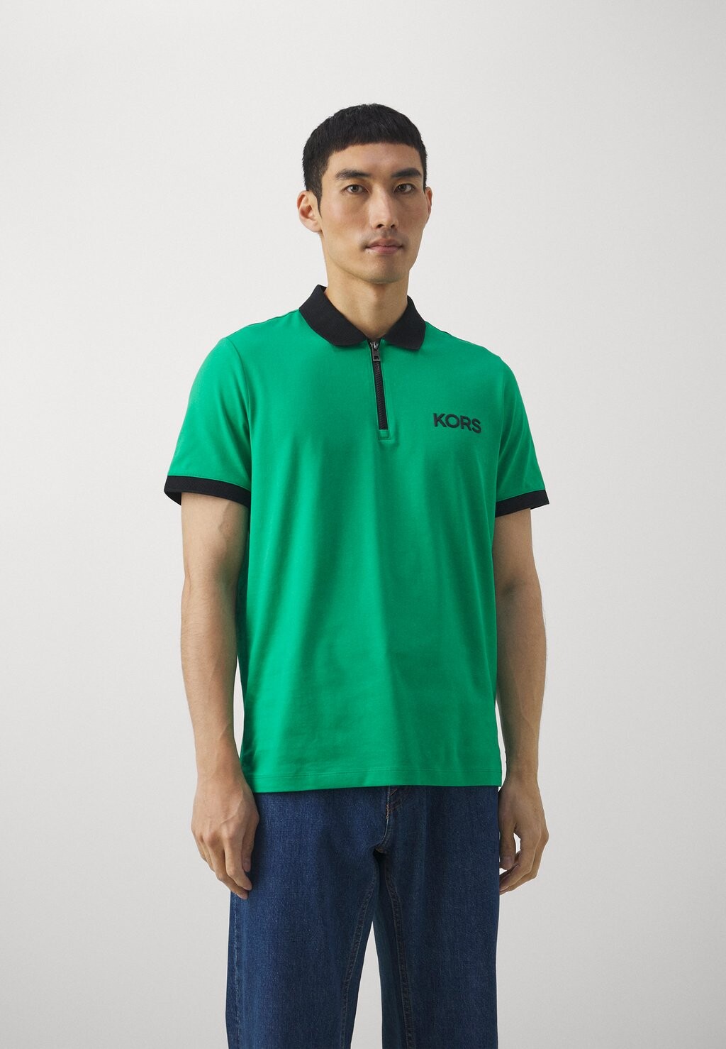 

Рубашка-поло Sport Mix Media Michael Kors, цвет bright jewel green