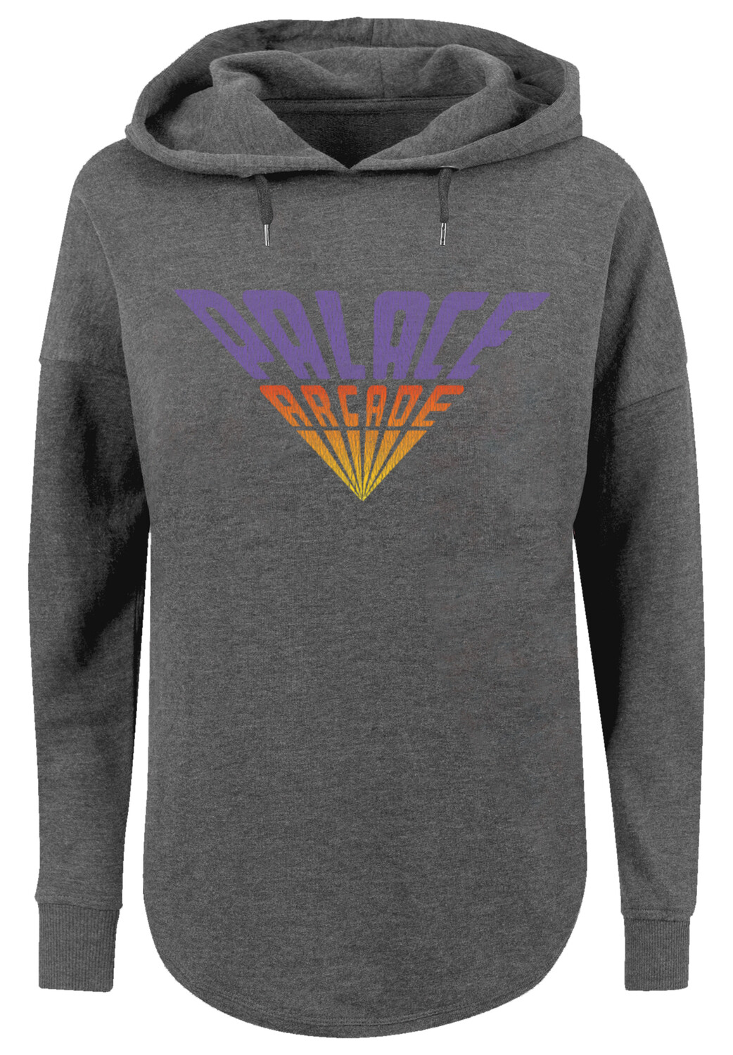

Свитер F4NT4STIC Oversized Hoodie Stranger Things Palace Arcade Netflix TV Series, цвет charcoal