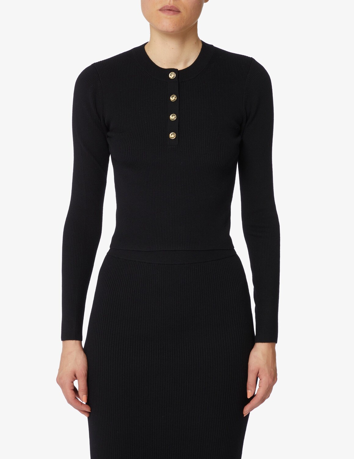 

Джемпер из мериносовой шерсти Michael Michael Kors, черный