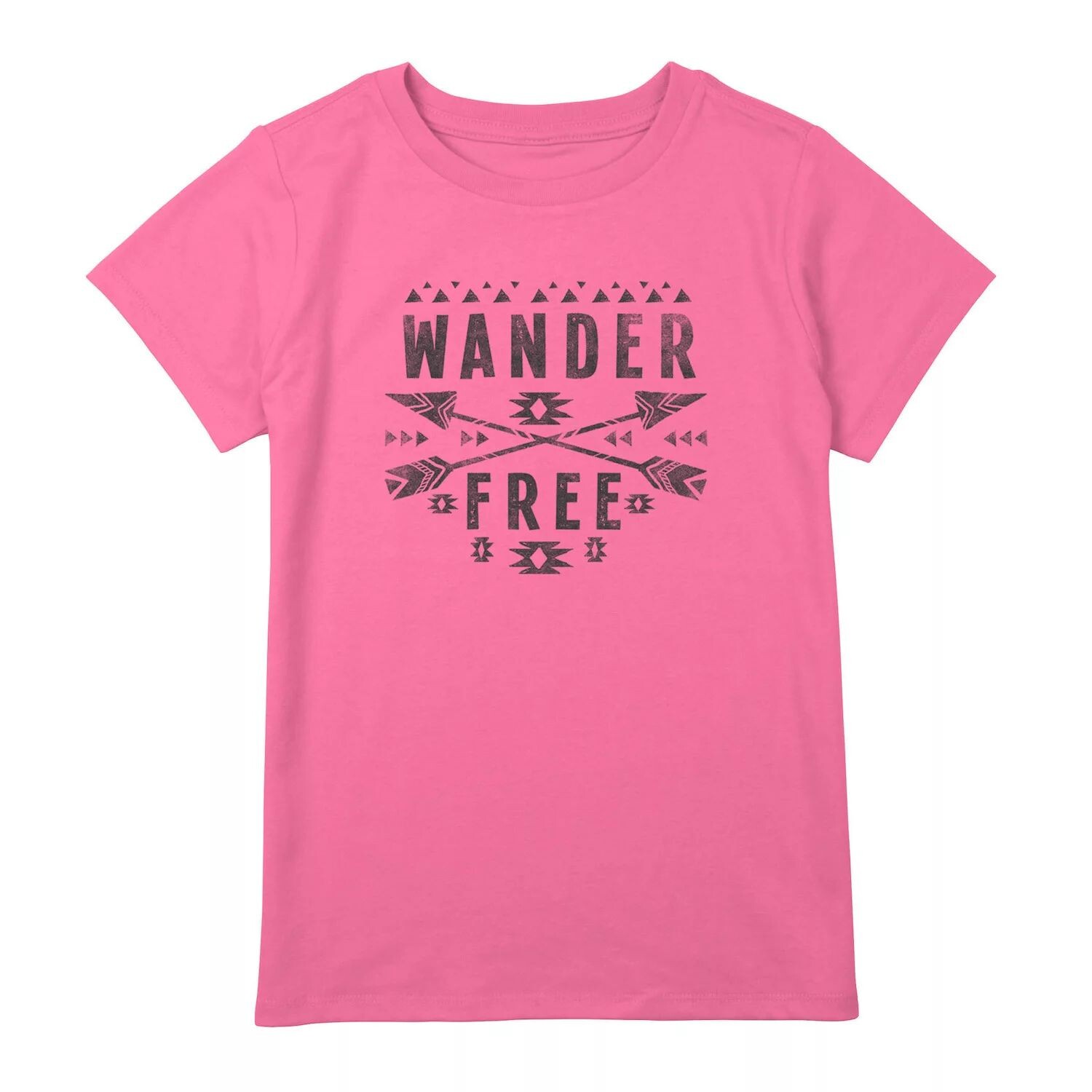 

Футболка с рисунком Wander для девочек 7–16 лет Unbranded