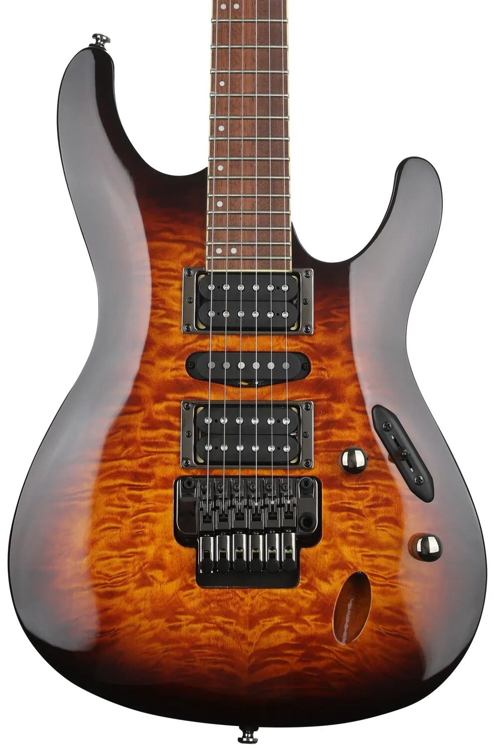 

Электрогитара Ibanez S670QM - Dragon Eye Burst