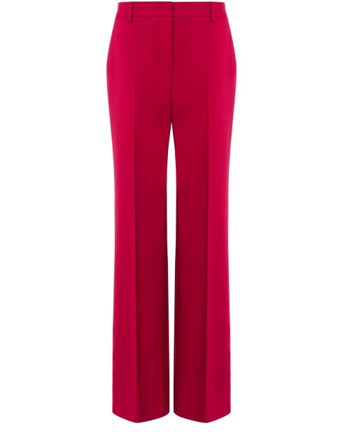 

Брюки из шерстяного габардина стрейч Alberta Ferretti