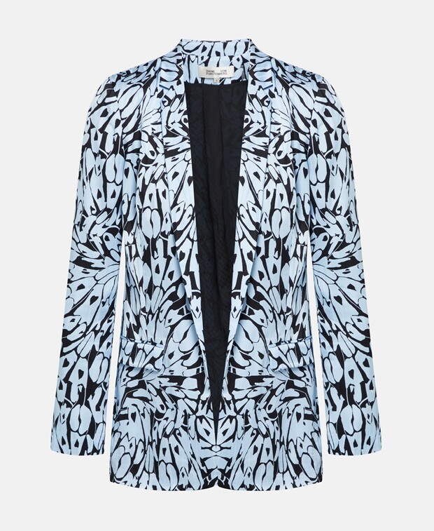 

Блейзер Diane von Furstenberg, светло-синий