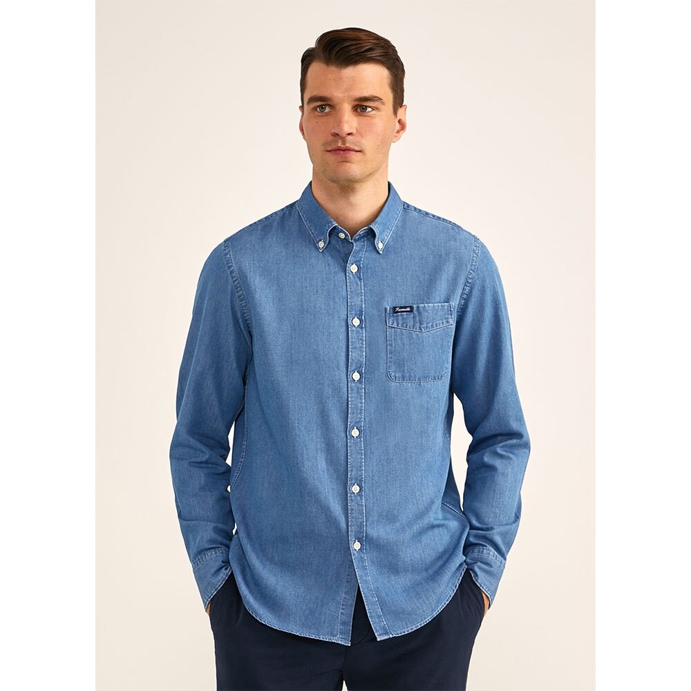 

Рубашка Façonnable Slim Bd Pkt Ch, синий