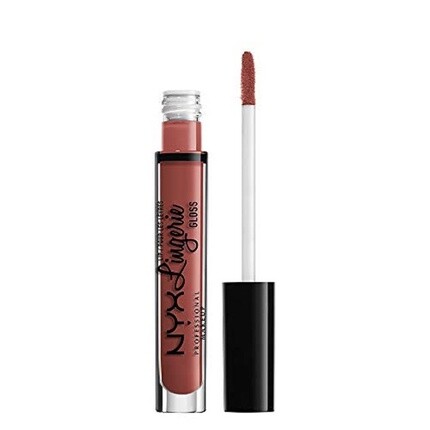

Блеск для губ для нижнего белья Spirit Nude Pink, 0,11 унции, Nyx Professional Makeup, Серый