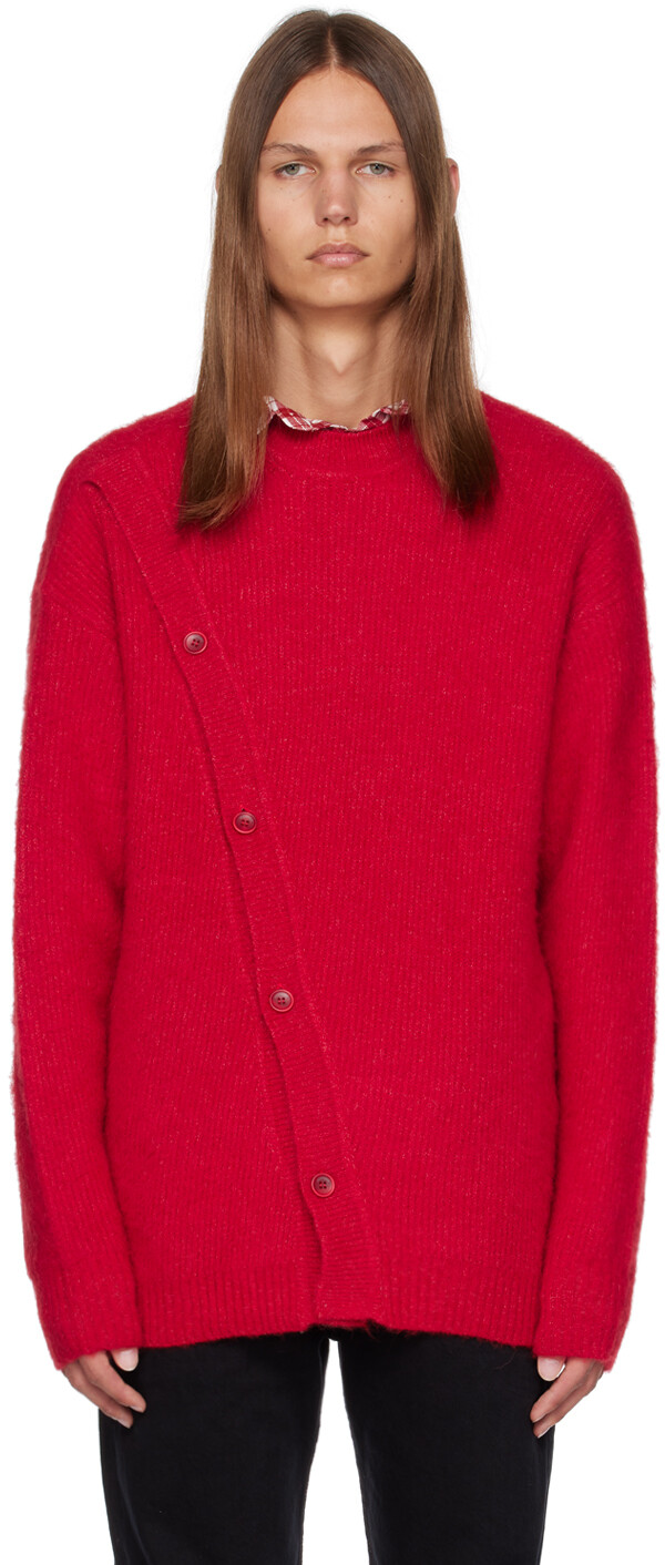 

Красный кардиган Le Chouchou Le Cardigan Pau Cardigan Jacquemus