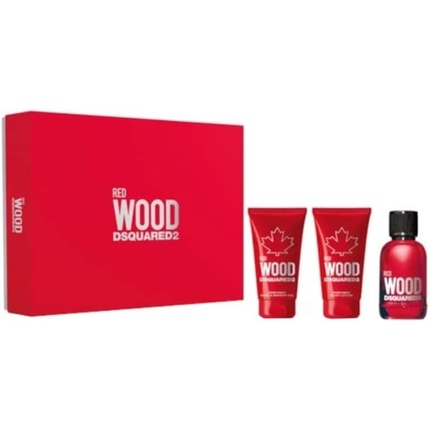 Подарочный набор Dsquared2 Red Wood набор парфюмерии dsquared2 dsquared подарочный набор мужской original wood