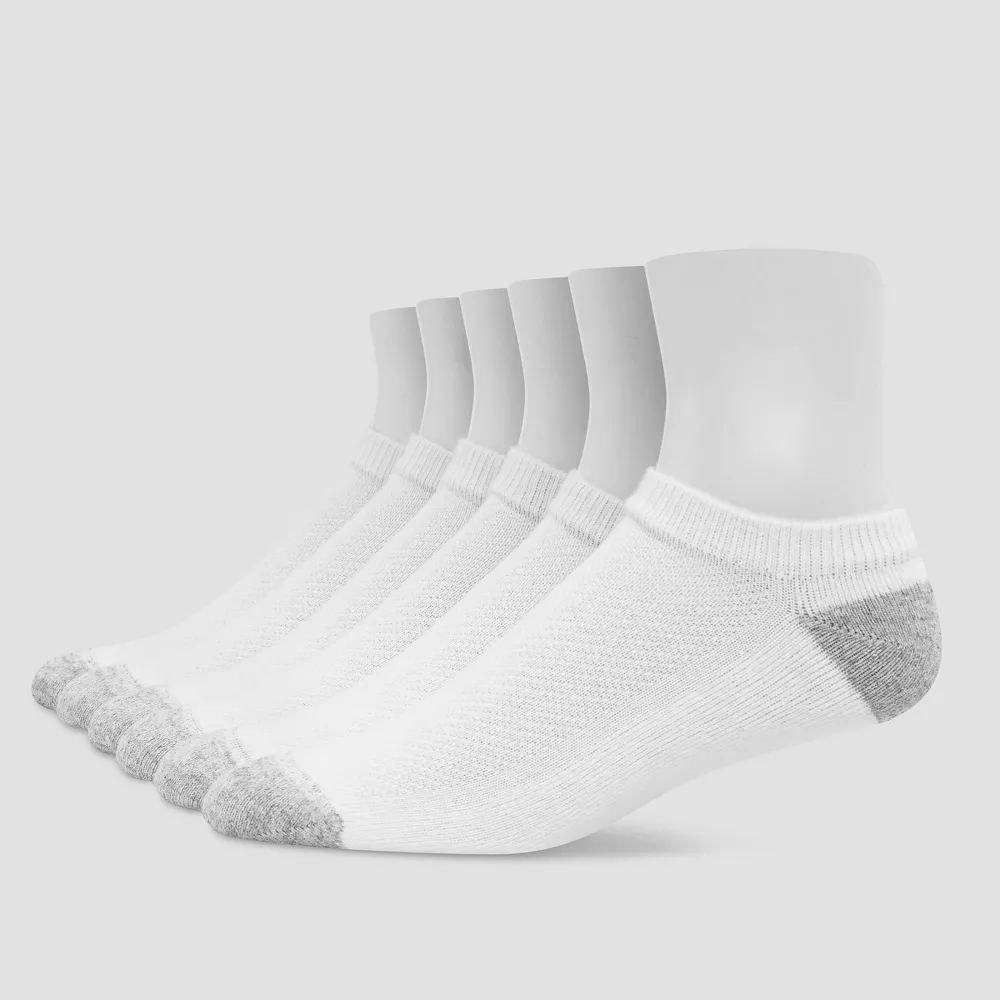 

Носки Hanes Premium Men's X-Temp Breathable No Show 6pk, цвет White